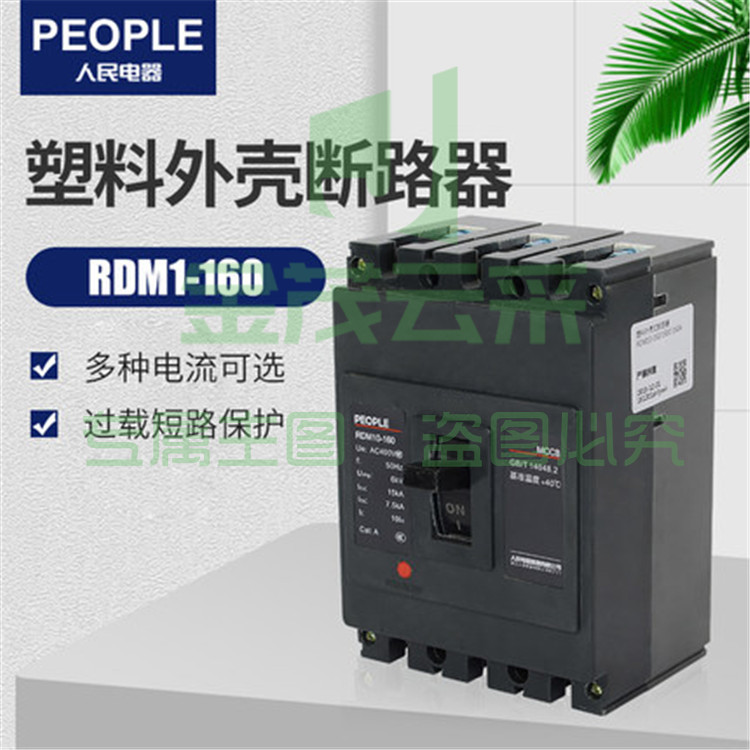 人民电器  RDM10-160/3300  125A塑壳断路器