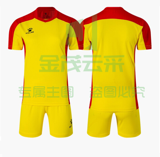 KELME卡尔美 训练服男套装 3802255 运动短袖组队服