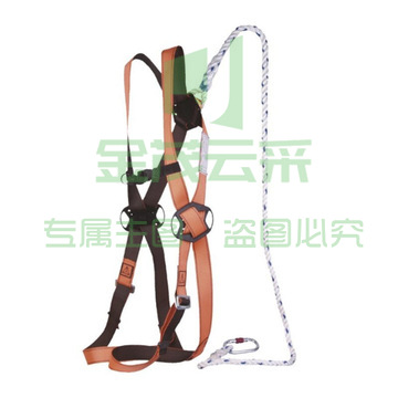 代尔塔 506130 限位套装HAR11+三股绳1.5米 ELARA130 橙色