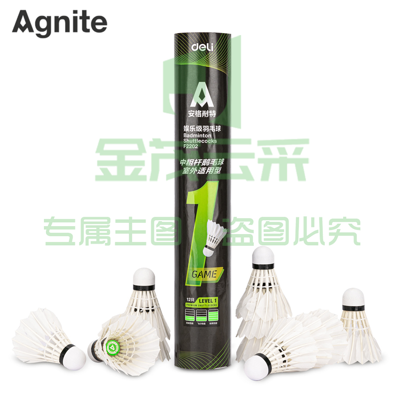 安格耐特F2202羽毛球(白色)(12个/筒)