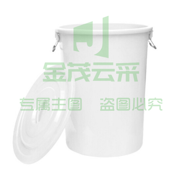 圆形大容量加厚水桶160L 白色带盖（可当天配送发货）