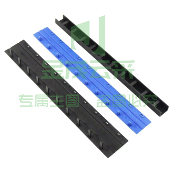 打孔机 装订夹条单支装 胶条颜色随机 通用十孔装订夹条  12.5mm