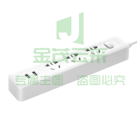 公牛 GNV-UUA123 新国标插座/插线板/插排/排插/接线板/拖线板 10A 3位2USB1控 1.5m