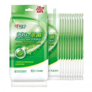 心相印 XCA001消毒独立装湿巾 10片独立包装 170mm*180mm 按包销售
