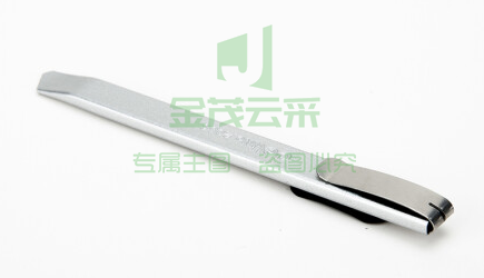 得力(deli)小号薄款金属外壳办公家用美工刀/裁纸刀 办公用品 2053