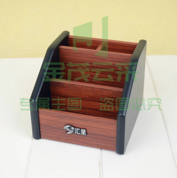 木质笔筒  多功能桌面笔筒 HX-1010   货号：JC