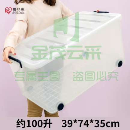 日本爱丽思整理箱收纳箱100L  TFC390