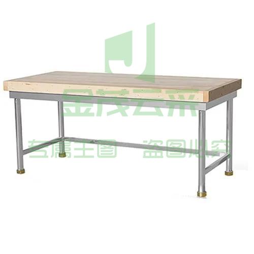 巨联 木案工作台 厨房操作台商用打荷台 木面案板台1800*800*800mm
