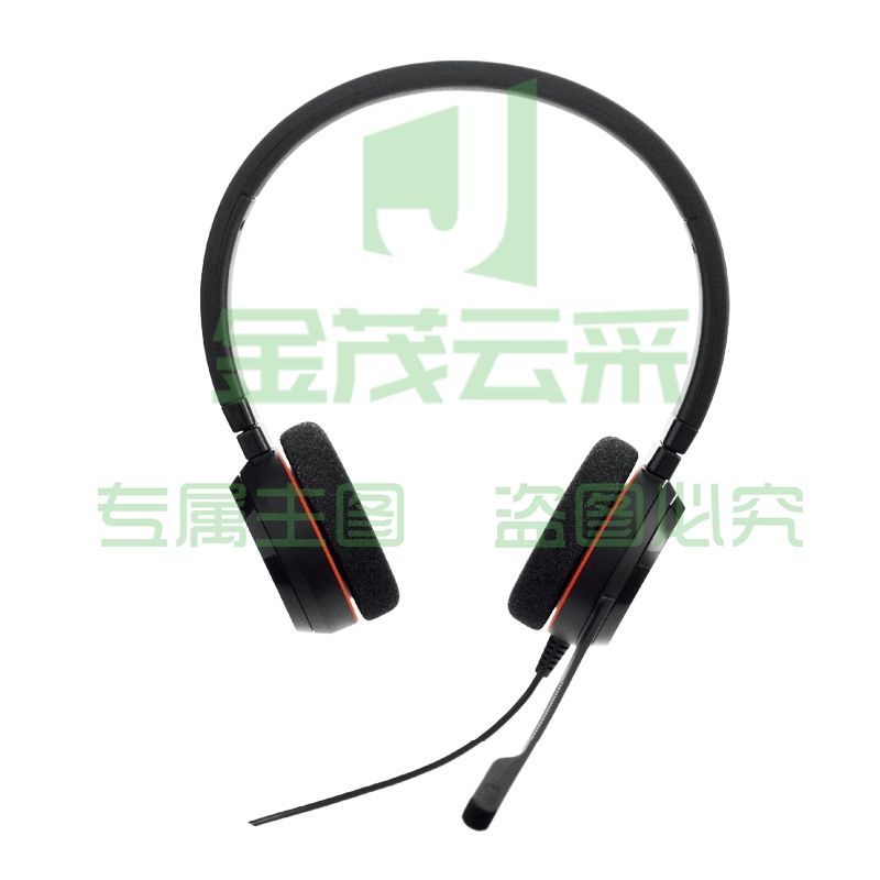 捷波朗 双耳话务耳机头戴式耳机客服耳机呼叫中心耳麦Evolve 20 UC USB被动降噪可连电脑