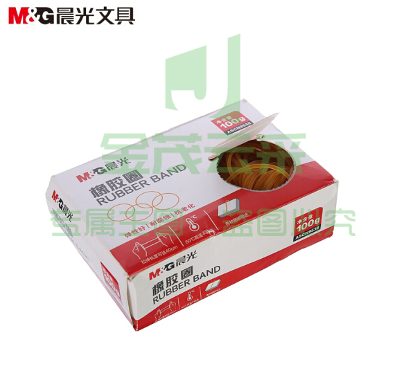 晨光ASCN9538 弹力耐磨橡皮筋橡皮圈 100g/盒