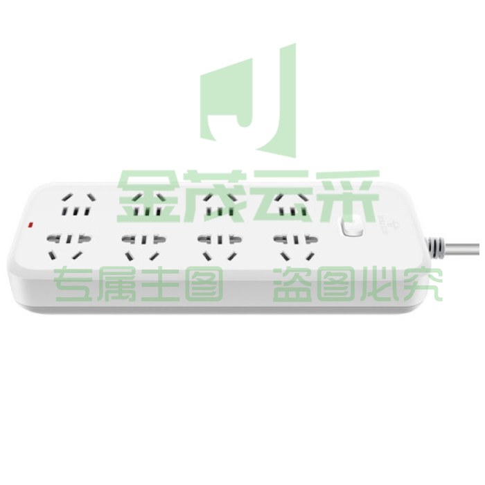 公牛 GN-B5080 电源插座带总控开关带儿童保护门8孔位接线板 3米