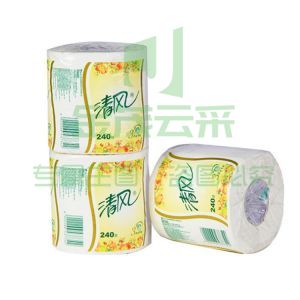 清风原木纯品3层卷筒卫生纸10卷/提B22AB3