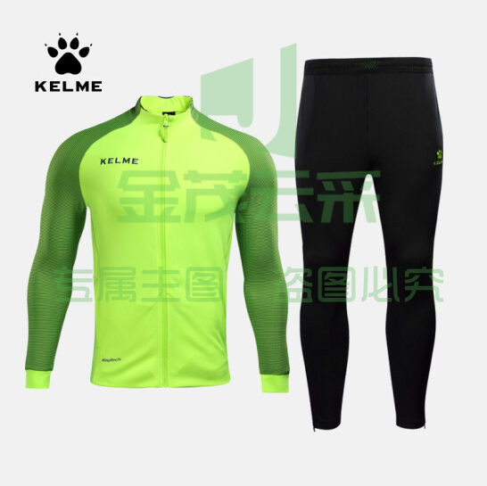 KELME卡尔美  足球休闲运动夹克秋冬季训练套装 3871300（3873300）+3871306
