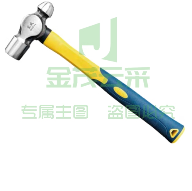 东成 2P 纤维柄元头锤 圆头锤2磅
