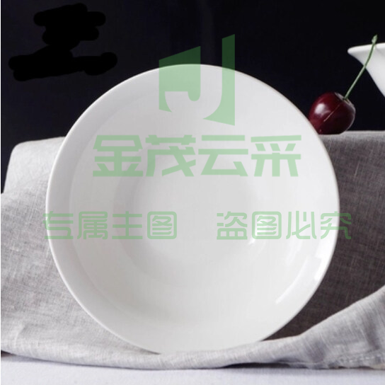 密胺白色碗  汤碗 米饭碗  140mm 货号：JC