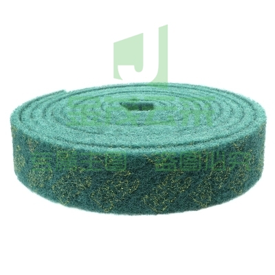 3M工业百洁布金刚砂拉丝洗碗布厨房抹布超强清洁去污海绵  10cm*5M  约19mm厚