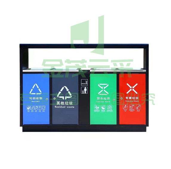 户外垃圾桶 果皮箱  环卫垃圾桶 四分类-新款