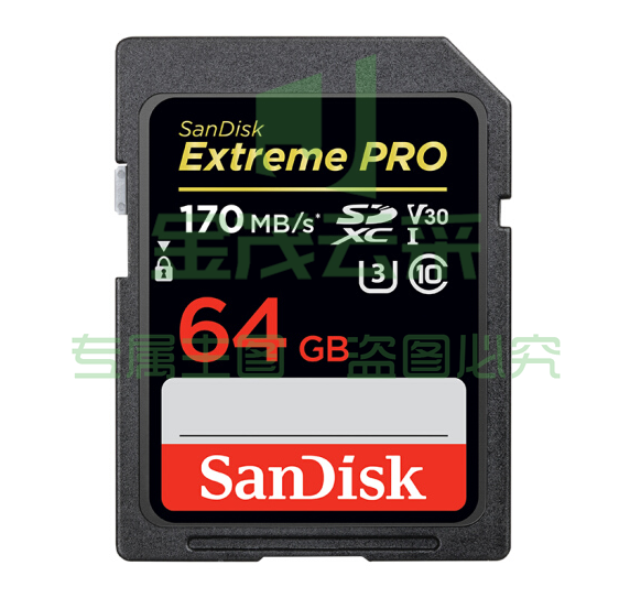 闪迪 64GB SD存储卡 U3 C10 V30 4K 至尊超极速版