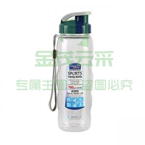 乐扣乐扣 locknlock HPP722 便携式提绳防漏塑料运动水杯 700ml绿盖
