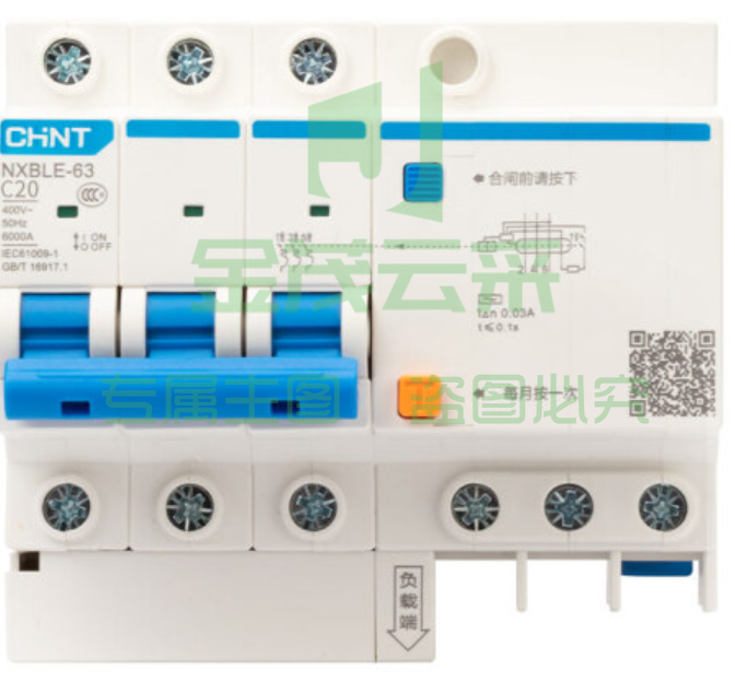 正泰(CHNT)小型漏电保护断路器 NXBLE-32-3P-C20