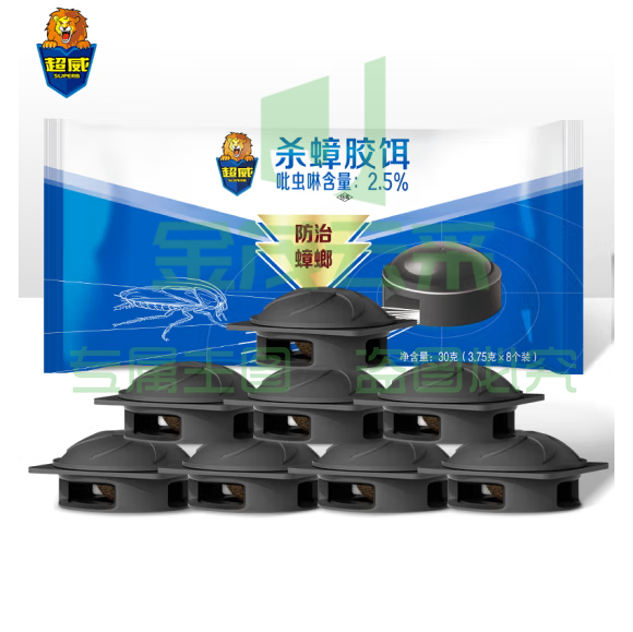超威  蟑螂药盒   灭蟑螂饵剂杀蟑螂除蟑螂 8个/盒   请按8的倍数下单