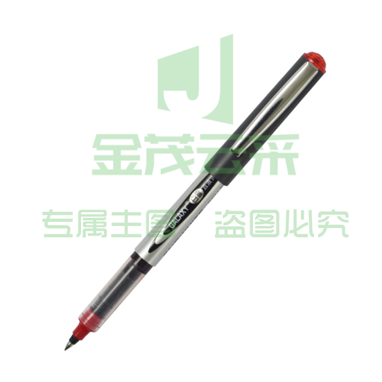 白雪 PVR-155  红色签字笔 直液式走珠笔 0.5mm（12支/盒）