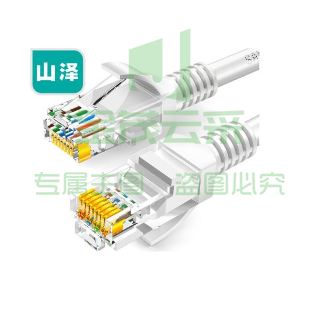 山泽超五类网线 CAT5e类高速百兆网线 3米 ZW-03