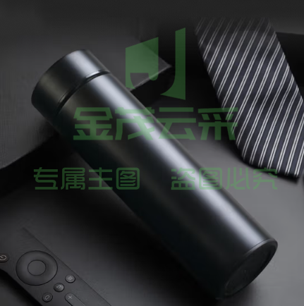 双层真空保温杯 304不锈钢 500ml 商务【黑色】 （可定制，请与客服沟通）