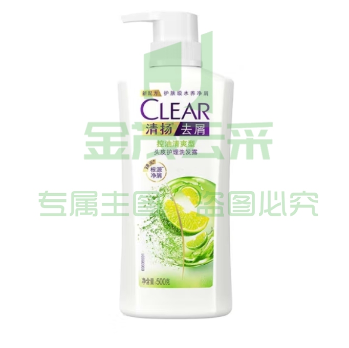 清扬 洗发水 500ML 去屑控油清爽