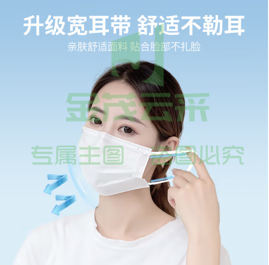 H&K 一次性防护科口罩100只/盒（每1只独立包装）单只价格