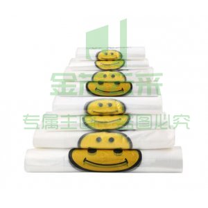 登比 白色笑脸塑料袋 40*60（100个/包）