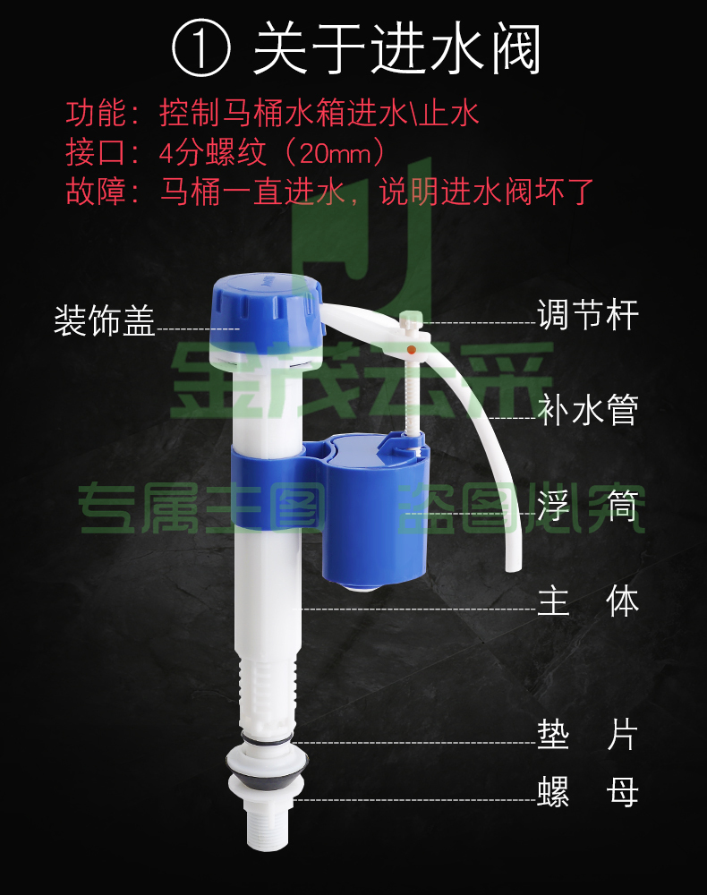 巨联（JULIAN）冲水器全套