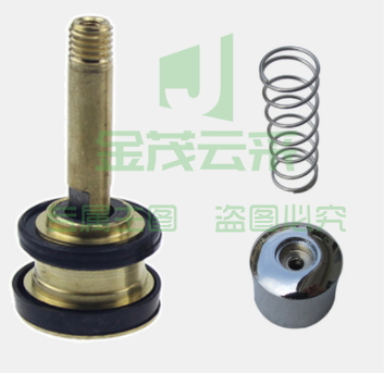 冲洗阀配件 冲水阀芯 压帽手柄弹簧手压杆 蹲便器大便冲洗阀芯