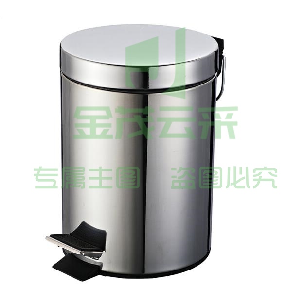 晟星运 不锈钢脚踏垃圾桶 12L