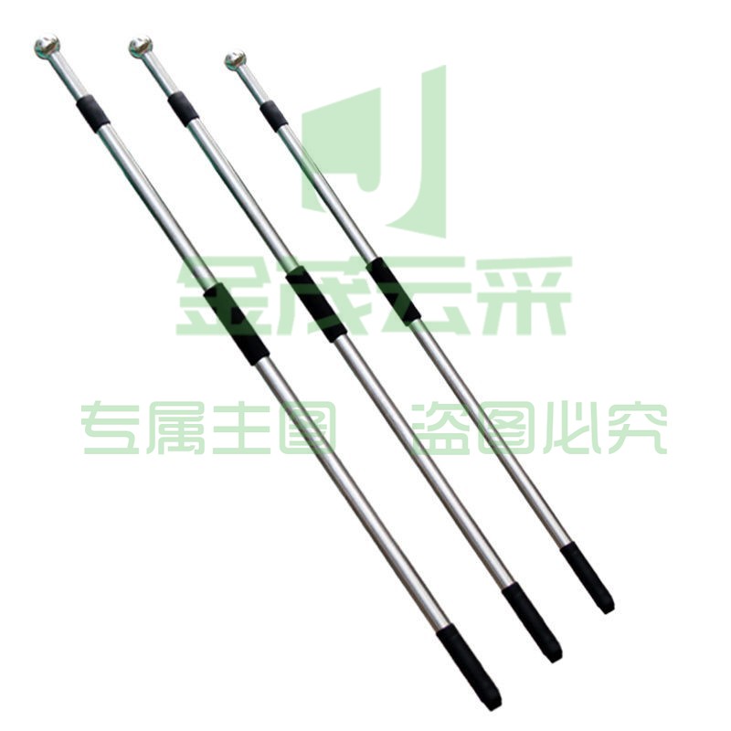 旗杆伸缩手持2.5米不锈钢 伸缩旗杆1根