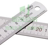 得力(deli) 8463 30cm钢直尺不锈钢测量工具