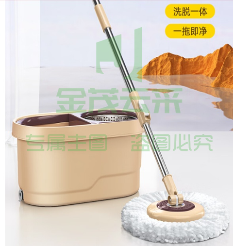旋转拖把家用免手洗甩干拖把桶套装 单位：套