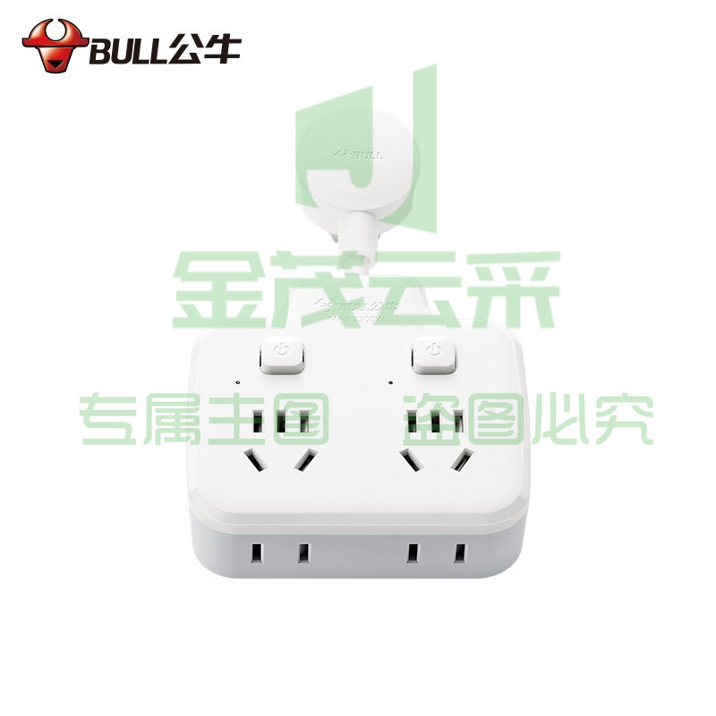 公牛（BULL） GN-97223 品字形一转四插座 单位：个
