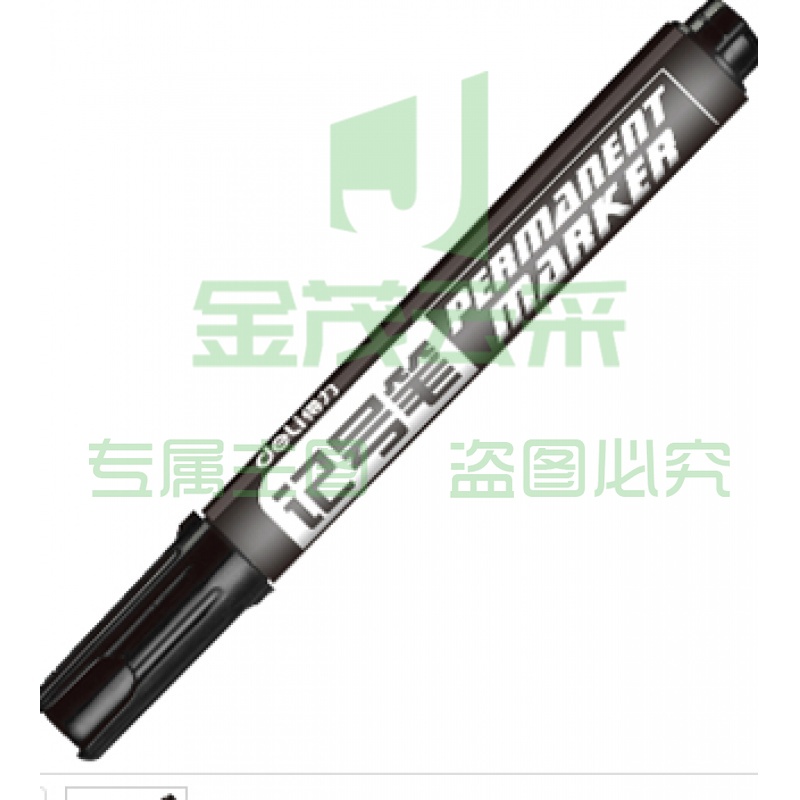 得力 记号笔 6881 1.5mm 10支/盒 黑色单位：盒