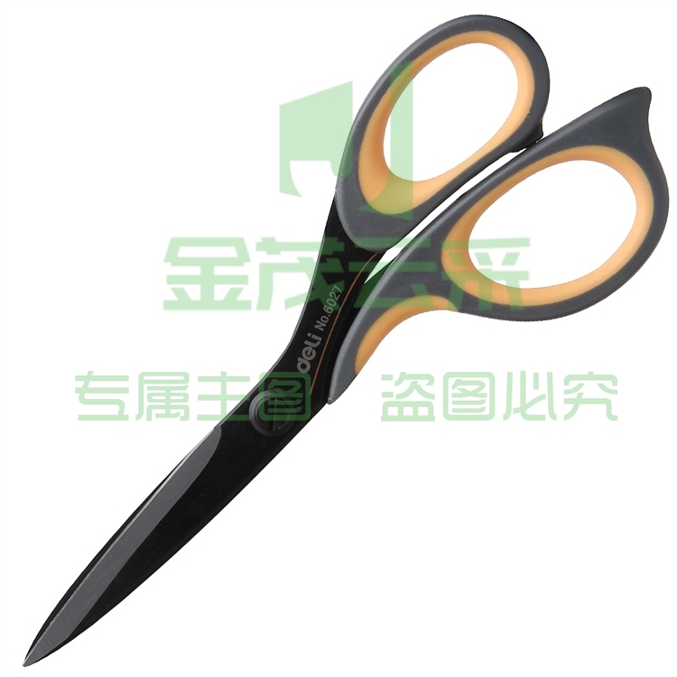 得力 6027 剪刀 美工剪7寸 175mm(单位:把) 黑色