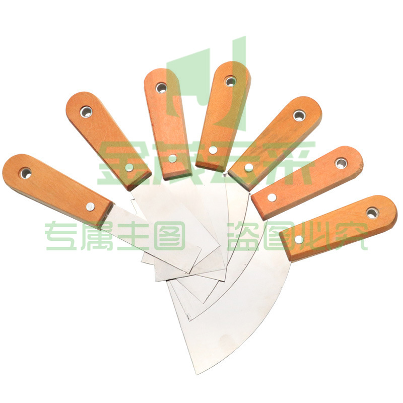 油灰刀铲刀清洁铲子墙填缝小刮刀腻子铲 4寸