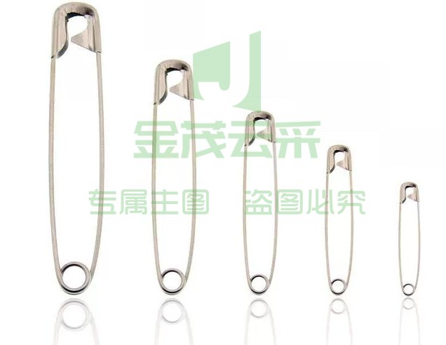 别针 500个/包 老式简易别针儿童安全别针扣针固定衣服保险小曲别针回形针