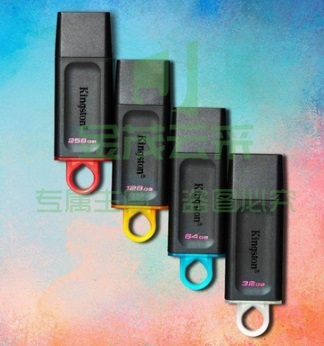 金士顿(Kingston)64GB USB3.2 Gen 1 U盘 DTX 时尚设计 轻巧便携 TJZ2023030717242414