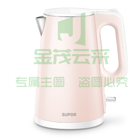 苏泊尔（SUPOR）电水壶SW-15S01A 家用全自动电水壶电热烧水壶1.5L不锈钢自动断电粉色
