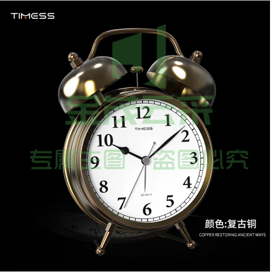 Timess闹钟早教儿童小闹钟贪睡强力叫醒学生专用起床神器大音量闹铃