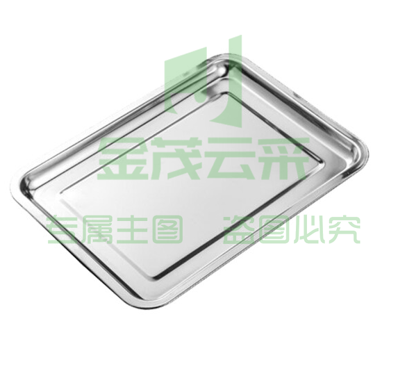 不锈钢长方形托盘  方盘 30*40cm 货号：YC