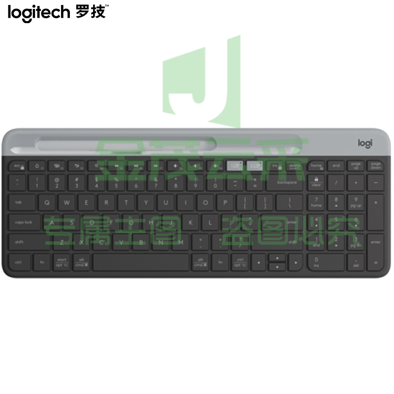 罗技（Logitech）K580 键盘 无线蓝牙键盘 办公键盘 便携超薄键盘 笔记本键盘 平板键盘 K580黑色pcyg-230223105920