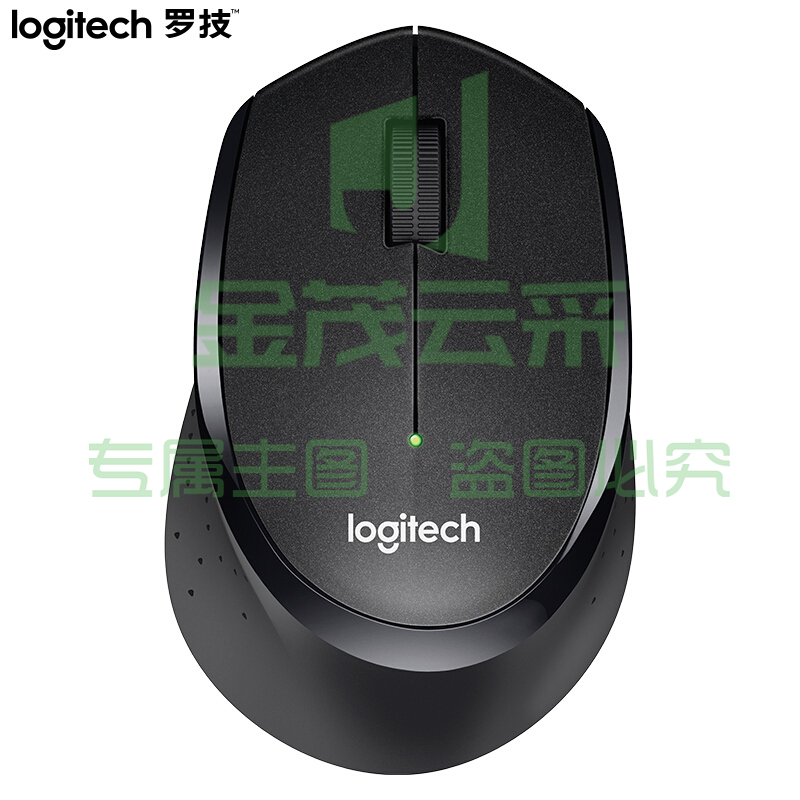 罗技(Logitech) M330 鼠标 无线鼠标 办公鼠标 静音鼠标 右手鼠标 黑色 带无线2.4G接收器（可当天配送发货）