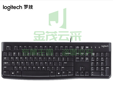 罗技(Logitech) MK120 键鼠套装 有线键鼠套装 办公键鼠套装 电脑键盘 笔记本键盘  黑色/白色（可当天配送发货）