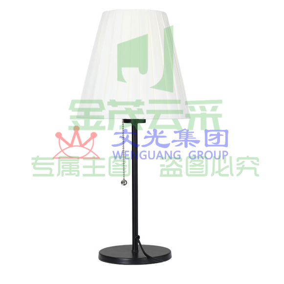 装饰台灯  书房卧室床头灯 A29 黑色布艺+9瓦三档调光（暖光） 货号：LJ（可当天配送发货）